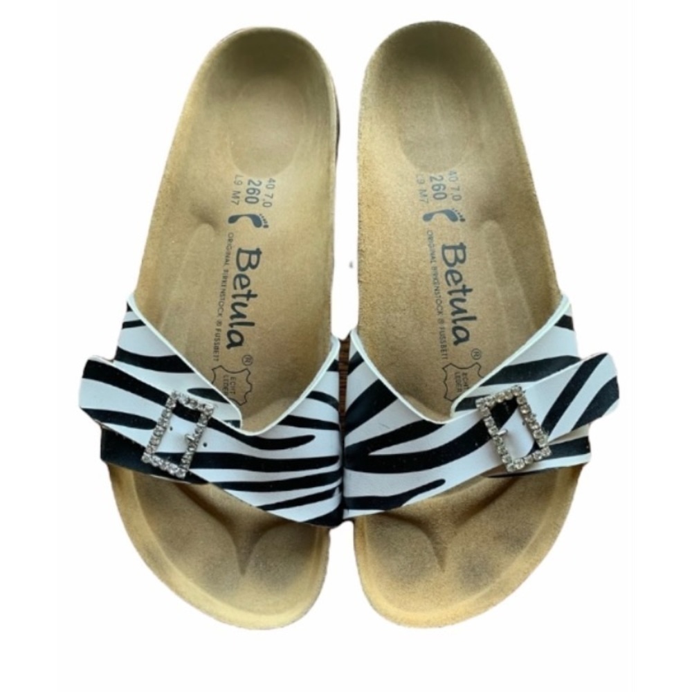 Birkenstock Betula Zebra Rhinestone Sandals